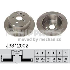 J3312002
NIPPARTS
Tarcza hamulcowa
