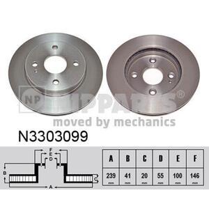 N3303099
NIPPARTS
Tarcza hamulcowa
