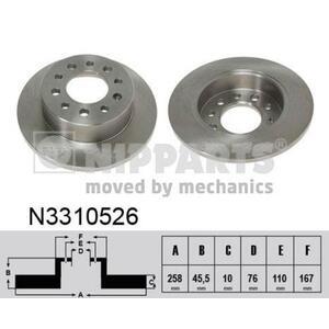 N3310526
NIPPARTS
Tarcza hamulcowa
