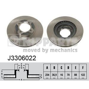 J3306022
NIPPARTS
Tarcza hamulcowa
