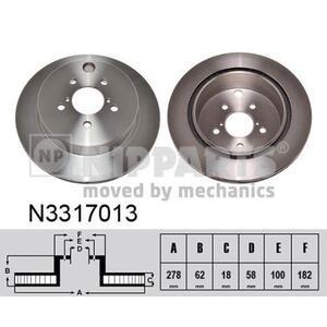 N3317013
NIPPARTS
Tarcza hamulcowa
