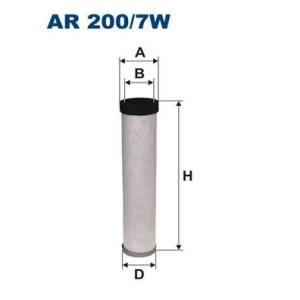AR 200/7W
FILTRON LKW
Filtr powietrza wtórnego
