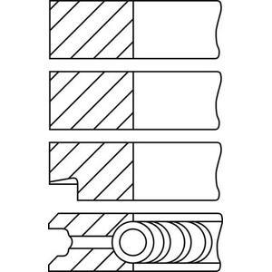 08-527600-00
FM GOETZE
Zestaw pierścieni tłokowych
