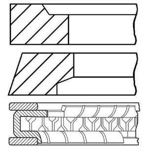 08-786806-00
FM GOETZE
Zestaw pierścieni tłokowych
