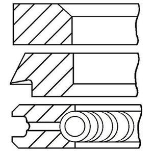08-437000-00
FM GOETZE
Zestaw pierścieni tłokowych
