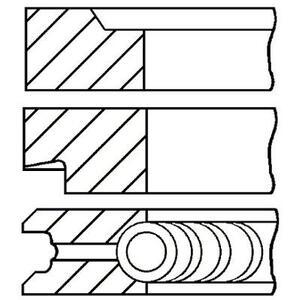 08-107100-10
FM GOETZE
Zestaw pierścieni tłokowych
