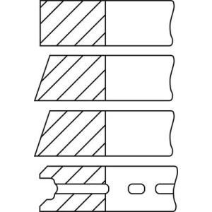 08-522309-00
FM GOETZE
Zestaw pierścieni tłokowych
