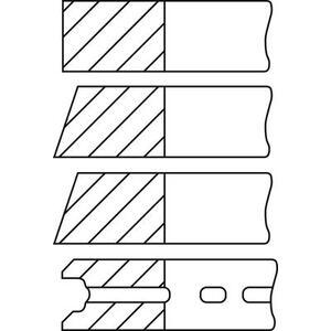 08-522300-00
FM GOETZE
Zestaw pierścieni tłokowych
