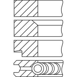 08-106700-00
FM GOETZE
Zestaw pierścieni tłokowych
