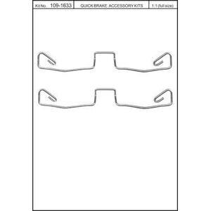 109-1633
QUICK BRAKE
Zestaw montażowy klocków hamulcowych
