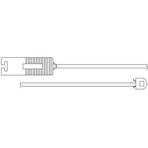 WS 0151 A
QUICK BRAKE
Styk ostrzegawczy, zużycie okładzin hamulcowych
