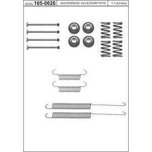 105-0026
QUICK BRAKE
Zestaw dodatków, szczęki hamulcowe
