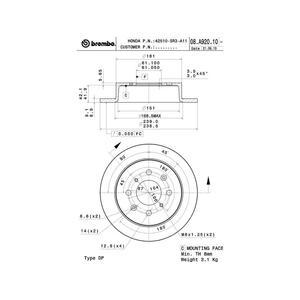 08.A920.10
BREMBO
Tarcza hamulcowa
