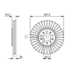 0 986 479 914
BOSCH
Tarcza hamulcowa
