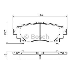 0 986 495 174
BOSCH
Klocki hamulcowe
