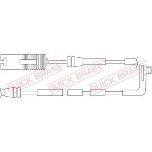 WS 0259 A
QUICK BRAKE
Styk ostrzegawczy, zużycie okładzin hamulcowych
