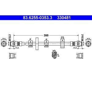 83.6255-0353.3
ATE
Przewód hamulcowy elastyczny
