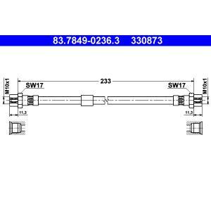 83.7849-0236.3
ATE
Przewód hamulcowy elastyczny
