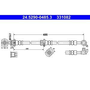 24.5290-0485.3
ATE
Przewód hamulcowy elastyczny

