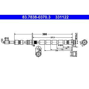 83.7838-0370.3
ATE
Przewód hamulcowy elastyczny
