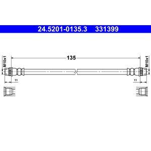 24.5201-0135.3
ATE
Przewód hamulcowy elastyczny
