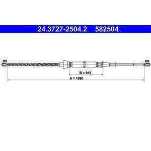 582504
ATE
Cięgło, hamulec postojowy
