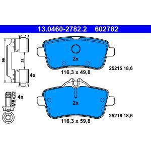 13.0460-2782.2
ATE
Klocki hamulcowe
