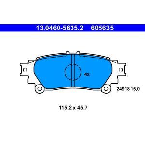 13.0460-5635.2
ATE
Klocki hamulcowe
