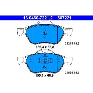 607221
ATE
Klocki hamulcowe
