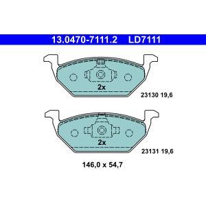 13.0470-7111.2
ATE
Klocki hamulcowe
