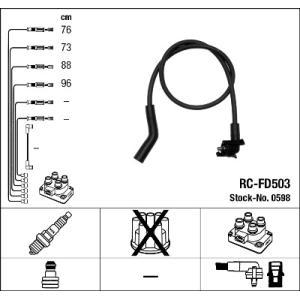 0598
NGK
Zestaw przewodów zapłonowych
