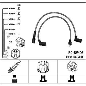 0881
NGK
Zestaw przewodów zapłonowych
