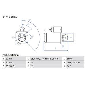 0 986 017 320
BOSCH
Rozrusznik
