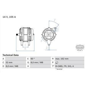 0 986 081 090
BOSCH
Alternator
