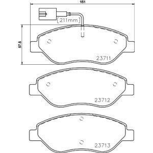 2371102
TEXTAR
Klocki hamulcowe
