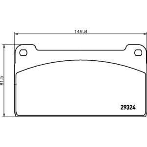 2932403
TEXTAR
Klocki hamulcowe
