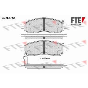 BL2657A1
FTE
Klocki hamulcowe
