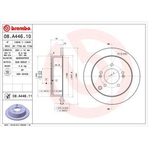 08.A446.11
BREMBO
Tarcza hamulcowa
