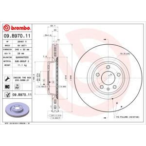 09.B970.11
BREMBO
Tarcza hamulcowa
