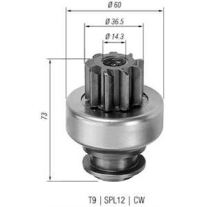 940113020129
MAGNETI MARELLI
Zębnik, Bendix rozrusznika
