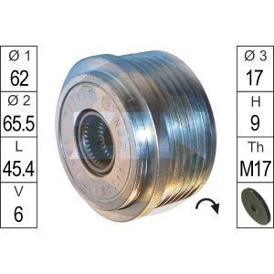 ZN5560
ERA
Alternator - sprzęgło jednokierunkowe
