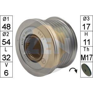ZN5664
ERA
Alternator - sprzęgło jednokierunkowe
