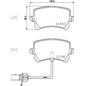 P 85 142
BREMBO
Klocki hamulcowe
