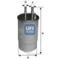 24.ONE.0B
UFI
Filtr paliwa
