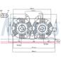 85425
NISSENS
Wentylator chłodnicy, chłodzenie silnika
