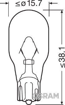 Żarówka OSRAM 12V WY16W Sklep Oświetlenie samochodowe