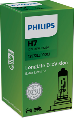 Philips longlife ecovision h4 12v 4x trwalsza 1szt , żarówka